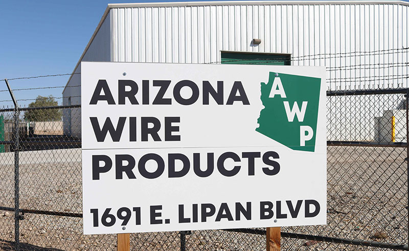 AZ Wire Products sign